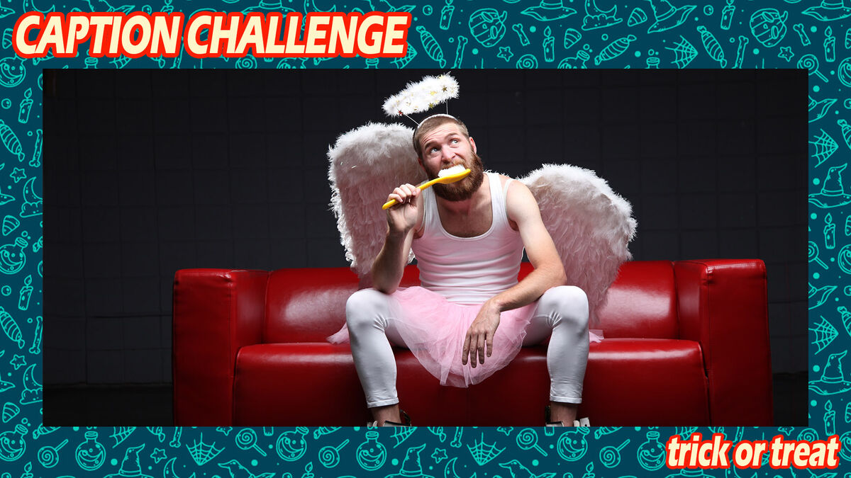 Caption Challenge Trick or Treat image number null